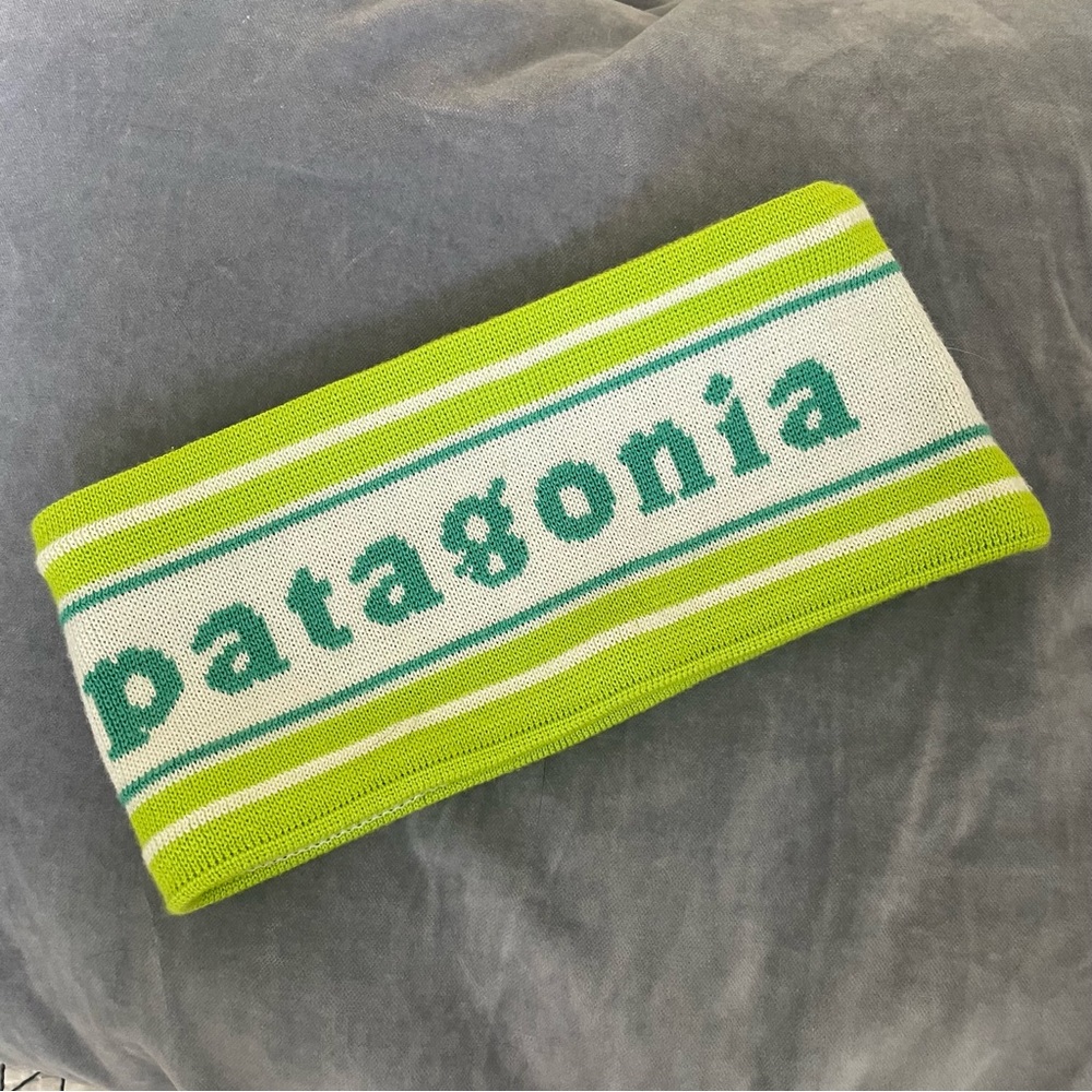 Patagonia ear warmer headband logo